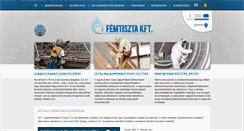 Desktop Screenshot of femtisztakft.hu